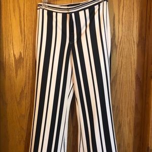 Jealous Tomato Pants - Blank and white striped Bells Jealous Tomato Pants - Blank and white striped Bells